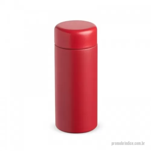 Garrafa térmica personalizada - Garrafa térmica inox de parede dupla com capacidade de 200ml.