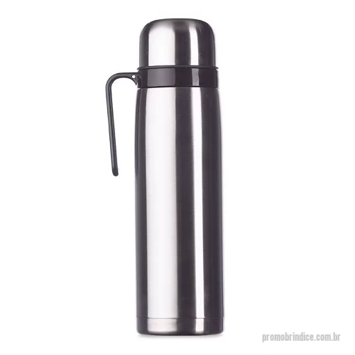 Garrafa térmica personalizada - Garrafa Squeeze Metal Térmico com Alça Plástica