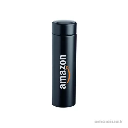 Garrafa térmica personalizada - Garrafa térmica 500ml feita em aço inoxidável 304, acompanha infusor de bebidas.