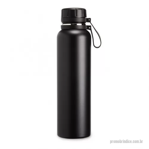 Garrafa térmica personalizada - Garrafa térmica com infusor de bebidas, feita em inox 304 com capacidade de 1 litro. Contém base antiderrapante e alça de silicone acoplada na tampa.  ATENÇÃO: Além desse modelo, temos dezenas de outras opções de  garrafas térmicas e não térmicas.