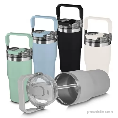 Garrafa térmica personalizada - Garrafa térmica em aço inox com parede dupla com capacidade de até 650ml,tampa rosqueável com alça em plástico, permite-se hidratar por canudo ou bico,com  e anel de silicone para vedação.  Conserva líquidos : ?? 4 horas ??6 horas.