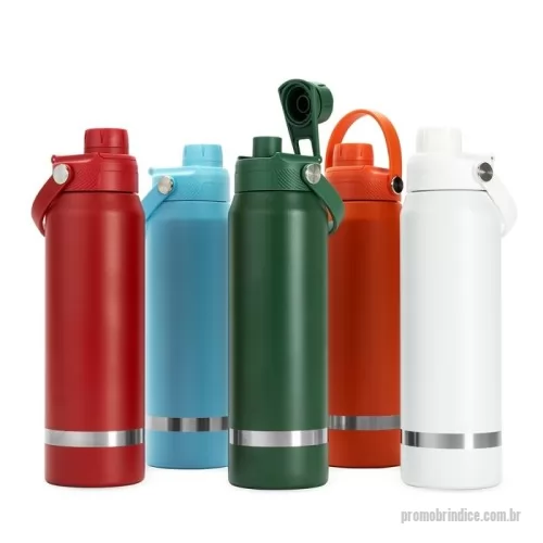 Garrafa térmica personalizada - Garrafa térmica Personalizada 19031B com sua logomarca. 20 anos ajudando a cotar Brindes Promocionais com várias empresas num único clique. Garrafa Térmica Inox 800ml – Alta Qualidade e Desempenho Térmico  Descrição: Garrafa térmica fabricada em inox 304, com capacidade de até 800ml. Possui parede dupla com vedação a vácuo, que mantém a temperatura de bebidas quentes ou frias por mais tempo. Conta com tampa plástica rosqueável com protetor para o bocal e alça integrada para facilitar o transporte.  Especificações: Altura: 28 cm Largura: 8 cm Circunferência: 25,2 cm Área de gravação: 16 x 8 cm Peso: 412 g  Resistente e funcional, é ideal para o dia a dia, atividades ao ar livre ou como brinde corporativo de alto padrão.Garrafa Térmica Inox 800ml – Alta Qualidade e Desempenho Térmico  Descrição: Garrafa térmica fabricada em inox 304, com capacidade de até 800ml. Possui parede dupla com vedação a vácuo, que mantém a temperatura de bebidas quentes ou frias por mais tempo. Conta com tampa plástica rosqueável com protetor para o bocal e alça integrada para facilitar o transporte.  Especificações: Altura: 28 cm Largura: 8 cm Circunferência: 25,2 cm Área de gravação: 16 x 8 cm Peso: 412 g  Resistente e funcional, é ideal para o dia a dia, atividades ao ar livre ou como brinde corporativo de alto padrão.Garrafa térmica Personalizada, 178270, B Brindes Promocionais. Clique e Cote no Portal PromoBríndice!