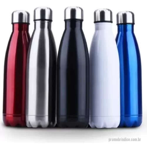 Garrafa térmica personalizada - Garrafa Termica Inox - 500 ml - Bebida sempre na temperatura Ideal