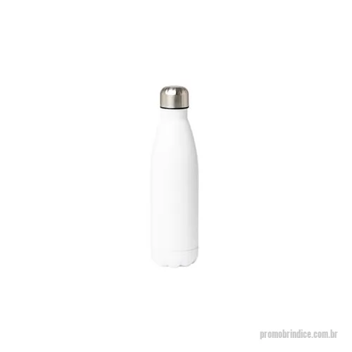 Garrafa térmica personalizada - Garrafa térmica feita em inox 304, com capacidade de 500 ml. O seu acabamento em um tom brilhante se sobressai entre outros acessórios e itens de uso diário. Altura : 26,7 cm Largura : 7,1 cm Circunferência : 22,4 cm Peso aproximado g : 285