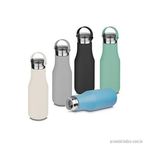 Garrafa térmica personalizada - Mantenha suas bebidas na temperatura ideal com a garrafa térmica de aço inox 304, com parede dupla que conserva a temperatura por muito mais tempo. Com capacidade de 500 ml, essa é a escolha perfeita para quem busca praticidade no dia a dia. A garraf