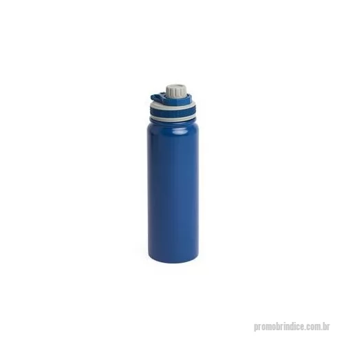 Garrafa térmica personalizada - Garrafa térmica com infusor de bebidas, feita em inox 304 de parede dupla com capacidade de 850ml. Tampa com alça para transporte e tampa de proteção para o bocal. Altura : 27 cm Largura : 7,8 cm Circunferência : 25 cm Peso aproximado g : 394