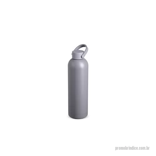 Garrafa térmica personalizada - Experimente a qualidade desta garrafa térmica de 750 ml. Feita em inox 304, excelente para manter a temperatura perfeita, seja ela quente ou fria. Possui tampa plástica com abertura rosqueável e alça flexível emborrachada para maior conforto ao trans