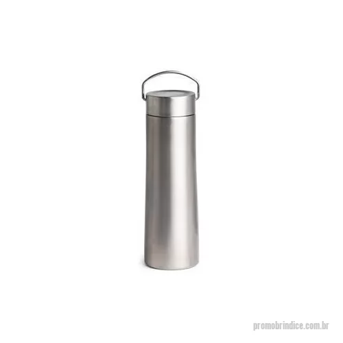 Garrafa térmica personalizada - Garrafa térmica 760 ml em inox. Tampa com alça para transporte. Altura : 23,5 cm Largura : 7 cm Circunferência : 23,2 cm Peso aproximado g : 344