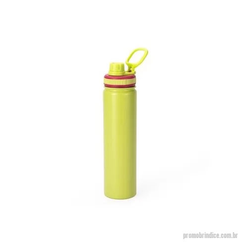 Garrafa térmica personalizada - Uma garrafa térmica em inox na medida certa para entrar na rotina de hidratação sem abrir mão da conservação de líquidos quentes ou frios por mais tempo. Com capacidade máxima de 750ml, possui estrutura em parede dupla e isolamento a vácuo para mante