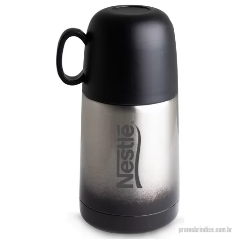 Garrafa térmica personalizada - Garrafa térmica 230ml cores diversas. Ideal para lancheiras. Gravação da logo a laser. Despachamos para todo o Brasil