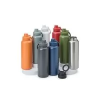 Garrafa térmica inox de capacidade de até 1,2 Litros. A pintura eletrostática garante uma cor duradoura e acabamento de maior qualidade. Sua parede dupla e isolamento a vácuo mantém o líquido conservado por mais tempo, além de evitar vazamentos. A ga