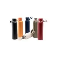 Garrafa térmica com infusor de bebidas, feita em inox 304 com capacidade de 1 litro. Contém base antiderrapante e alça de silicone acoplada na tampa. Altura : 30,5 cm Largura : 8,2 cm Circunferência : 25,8 cm Tamanho total aproximado CxL : Diâmetro s
