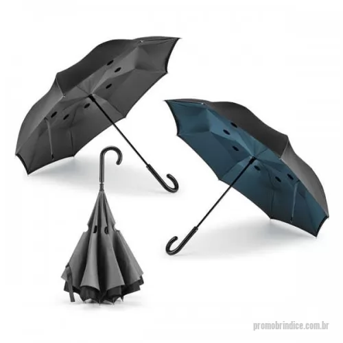 Guarda chuva personalizada - Guarda-chuva reversável