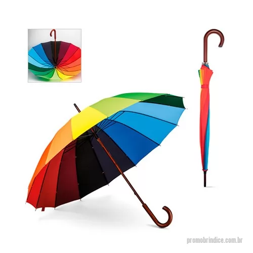 Guarda chuva personalizada - Guarda Chuva Arco Iris Personalizado