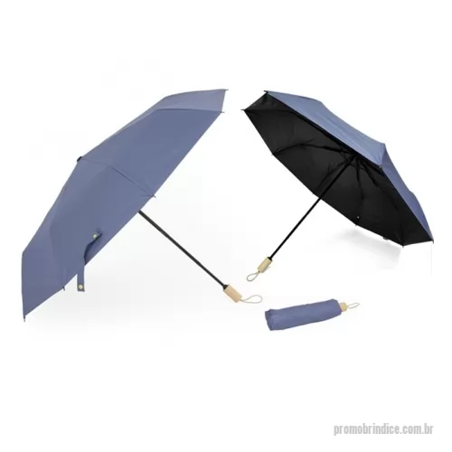 Guarda chuva personalizada - Guarda-Chuva Manual UV Personalizado