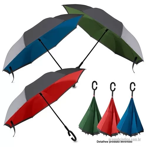 Guarda chuva personalizada - Guarda-Chuva Invertido
