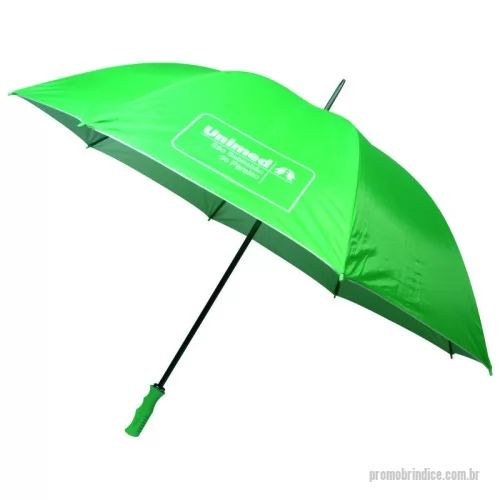 Guarda chuva personalizada - Guarda Chuva Portaria, cabo reto. Disponível em várias cores. Gravação da logomarca em 1 cor em 2 gomos já inclusa.  29  X 8 varetas duplas. Tamanho: Aprox. 140/150 cm de envergadura.