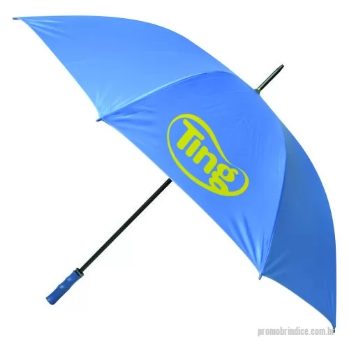 Guarda chuva personalizada - Guarda Chuva Portaria, cabo reto. Disponível em várias cores. Gravação da logomarca em 1 cor em 2 gomos já inclusa.  29  X 8 varetas duplas. Tamanho: Aprox. 140/150 cm de envergadura.