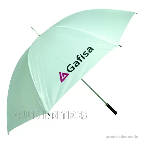 Guarda chuva personalizada - Guarda Chuva Portaria, cabo reto. Disponível em várias cores. Gravação da logomarca em 1 cor em 2 gomos já inclusa.  29  X 8 varetas duplas. Tamanho: Aprox. 140/150 cm de envergadura.