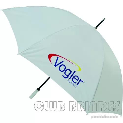 Guarda chuva personalizada - Guarda Chuva Portaria, cabo reto. Disponível em várias cores. Gravação da logomarca em 1 cor em 2 gomos já inclusa.  29  X 8 varetas duplas. Tamanho: Aprox. 140/150 cm de envergadura.