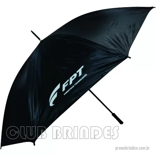 Guarda chuva personalizada - Guarda Chuva Portaria, cabo reto. Disponível em várias cores. Gravação da logomarca em 1 cor em 2 gomos já inclusa.  29  X 8 varetas duplas. Tamanho: Aprox. 140/150 cm de envergadura.