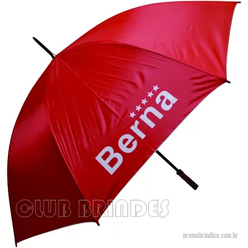 Guarda chuva personalizada - Guarda Chuva Portaria, cabo reto. Disponível em várias cores. Gravação da logomarca em 1 cor em 2 gomos já inclusa.  29  X 8 varetas duplas. Tamanho: Aprox. 140/150 cm de envergadura.