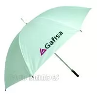 Guarda Chuva Portaria, cabo reto. Disponível em várias cores. Gravação da logomarca em 1 cor em 2 gomos já inclusa.  29  X 8 varetas duplas. Tamanho: Aprox. 140/150 cm de envergadura.