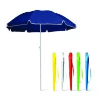 Guarda Sol. Poliéster 170T. Fornecido em bolsa. Disponível em várias cores. Tamanho aproximado 1,40m ø. 