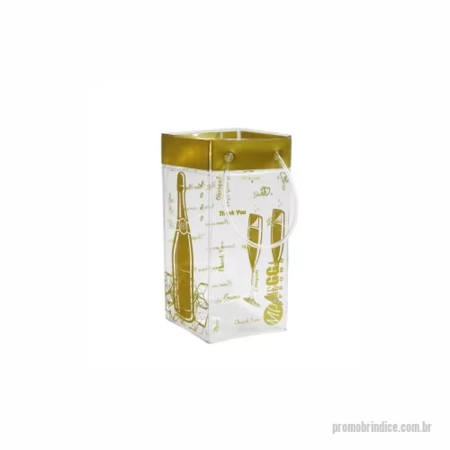 Ice Bag personalizado - ICE BAG PERSONALIZADO, TAMANHO  12X25X12
