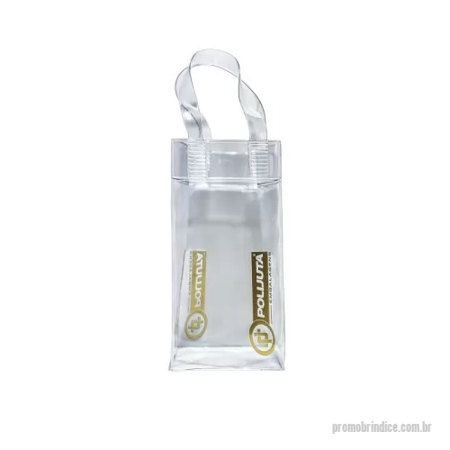 Ice Bag personalizado - Ice bag personalizado com alça - PVC - 12x25x12