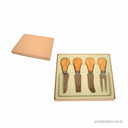 Kit acessórios para queijo personalizado - Kit Queijo 4 Peças
