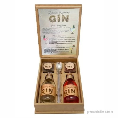 Kit bebidas personalizado - Kit Gin 5 peças Personalizado