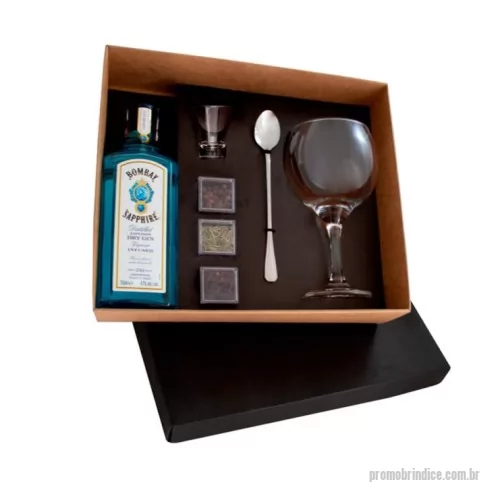 Kit bebidas personalizado - Kit Gin Bombay Sapphire Beetrade