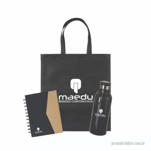 Kit Boas Vindas personalizado - * Kit Boas Vindas para Empresa Personalizado de acordo com a necessidade.  * Contém Sacola, Caderno e Garrafa de Inox