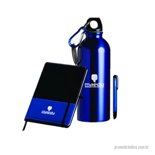 Kit Boas Vindas personalizado - Kit Boas Vindas para Empresa Personalizado de acordo com a necessidade. Contém Caneta, Caderno e Garrafa de Inox.