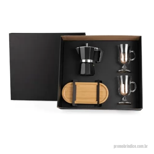 Kit café personalizado - Kit Café 4 Peças Personalizadas