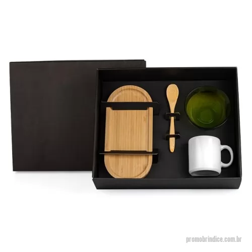 Kit café personalizado - Kit Café 4 Peças Personalizadas
