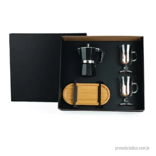 Kit café personalizado - Kit Café 4 Peças Personalizado