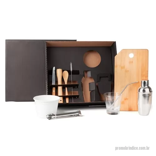Kit caipirinha personalizado - Kit Caipirinha 10 Peças Personalizadas