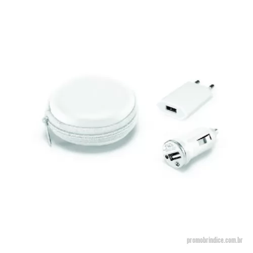 Kit carregador de celular personalizado - Kit Carregadores Personalizado