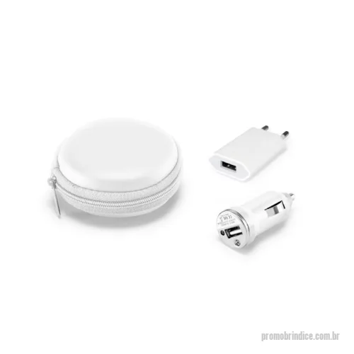 Kit carregador de celular personalizado - Kit Carregadores Personalizado