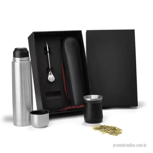 Kit chimarrão personalizado - Kit Para Chimarrão / Terere - 3 Pçs para Personalização