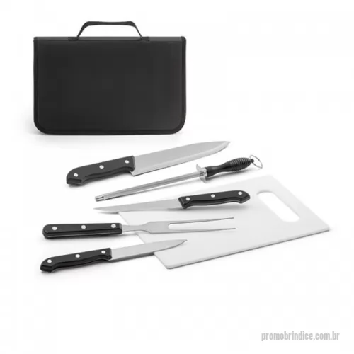 Kit churrasco personalizado - Kit churrasco 5 pe?as