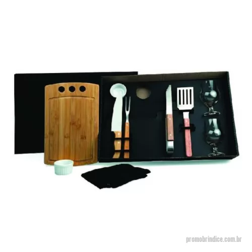 Kit churrasco personalizado - Kit Churrasco 10 Peças Personalizadas