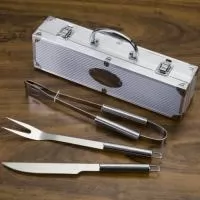 Kit Churrasco 3 Peças - 11,6 X 8 X 36,7 cm