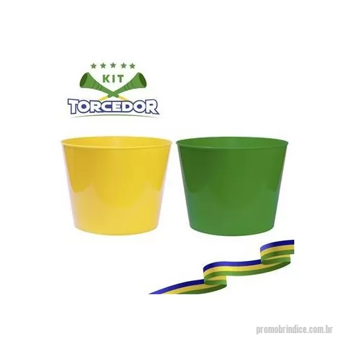 Kit copa do mundo personalizado - Balde de pipoca personalizado é um brinde personalizado para compartilhar com a galera.