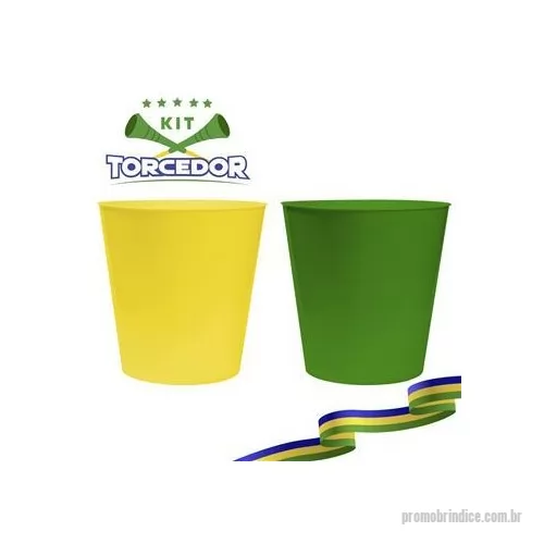 Kit copa do mundo personalizado - Balde de pipoca personalizado é o brinde personalizado perfeito para assistir a final da copa saboreando uma boa pipoca.