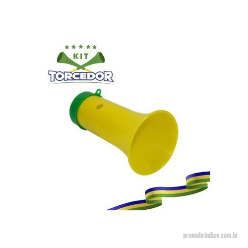 Kit copa do mundo personalizado - Corneta personalizada é o brinde personalizado que vai fazer muito barulho na sua comemoração!