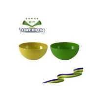 Bowl personalizado é um brinde personalizado perfeito para petiscar com a galera assistindo o jogo da seleção canarinho!