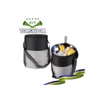 Bolsa térmica personalizada para levar a bebida geladinha. O brinde personalizado perfeito para alegrar a galera!